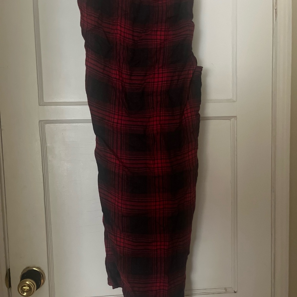 Torrid Red and Black Plaid Pajama Pants